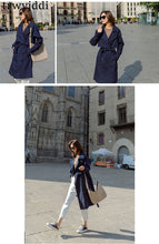 Load image into Gallery viewer, 2019 Windbreaker Coats Long Spring Autumn Coat Women Trench Coats Loose Casual Ladies Outerwear