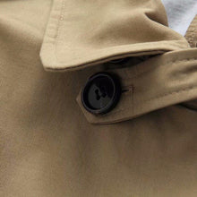 Load image into Gallery viewer, Women Casual Solid Color Double Breasted Outwear Sashes Office Coat Chic Epaulet Design Long Trench