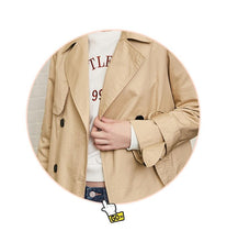Load image into Gallery viewer, Women Double-Breasted Classic Trench Coat With Collar Abrigo Mujer Windbreaker Long Outwear Overcoat