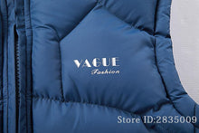 Load image into Gallery viewer, 2019 Men Thickening Cotton Vest Hat Hooded Warm Vest Winter Waistcoat