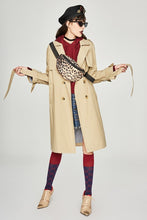 Load image into Gallery viewer, 2019 Autumn New Casual Women&#39;s Cotton Washed Long Double-breasted Trench Coat Loose Clothing