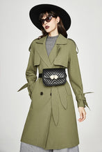 Load image into Gallery viewer, 2019 Autumn New Casual Women&#39;s Cotton Washed Long Double-breasted Trench Coat Loose Clothing