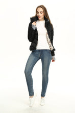 Load image into Gallery viewer, Girl Winter Zipper Jacket Women Parka Thicken Outerwear Anorak Women Down Parka Coats