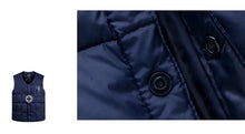 Load image into Gallery viewer, Duck Down Jacket Vest Men Autumn Winter Warm Sleeveless V-neck Button Down Lightweight Waistcoat
