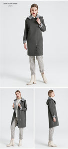 2019 Trench Spring Autumn Female Windproof Warm Female Coat European American Model Windbreaker