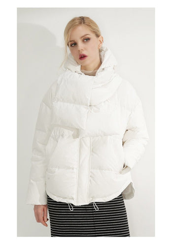 2019 New Winter Women High Quality White Duck Down Hoodies Jackets Fashion Ladies Jackets