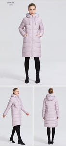 New Winter Women's Jacket Coat Simple Women Parkas Warm Winter Women's Coat