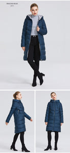 New Winter Women's Jacket Coat Simple Women Parkas Warm Winter Women's Coat