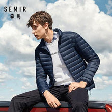 Load image into Gallery viewer, SEMIR 2019 Down Jacket Men Winter Portability Warm White Duck Down Hooded Man