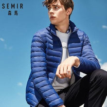 Load image into Gallery viewer, SEMIR 2019 Down Jacket Men Winter Portability Warm White Duck Down Hooded Man