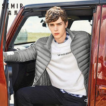 Load image into Gallery viewer, SEMIR 2019 Down Jacket Men Winter Portability Warm White Duck Down Hooded Man