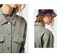 Load image into Gallery viewer, 2019 Women&#39;s Loose Fit Casual Denim Jacket