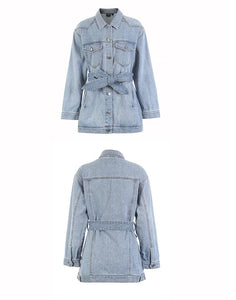 2019 Women's Loose Fit Casual Denim Jacket
