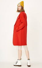Load image into Gallery viewer, 2019 New One Button Turn-down Collar Korean Version Loose And Long Style Female Trench Coat