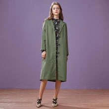 Load image into Gallery viewer, Women&#39;S Outerwear Spring/Fall Long Loose Dust Coat