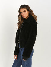 Load image into Gallery viewer, 2019 Winter Arrival Women Cotton Fluffy Long Sleeve Jacket Ladies Warm Outerwear Cardigan Coat