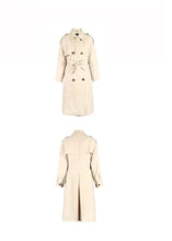 Load image into Gallery viewer, 2019 Women&#39;s Double Breasted Solid Loose Fit Long Wind Coat