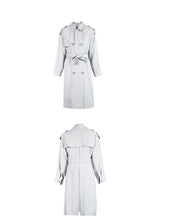 Load image into Gallery viewer, 2019 Women&#39;s Double Breasted Solid Loose Fit Long Wind Coat