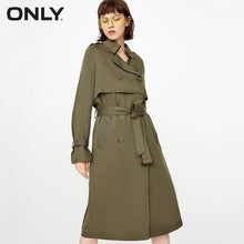 Load image into Gallery viewer, Women&#39;s Double-breasted Lace-up Cinched Waist Wind Coat