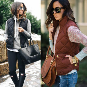 Women Arrival Slim Coats Women Sleeveless Jacket Winter Vest Female Slim Vest