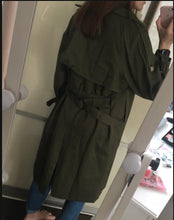 Load image into Gallery viewer, Russian Design Long Trench Coats Oversized Elegant Ladies Windbreaker Raincoats