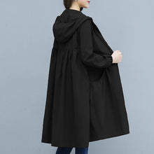Load image into Gallery viewer, Long Thin Trench Coat 2019 Spring Autumn Hooded Casual Outerwear