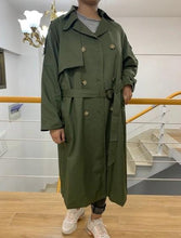 Load image into Gallery viewer, Russian Design Long Trench Coats Oversized Elegant Ladies Windbreaker Raincoats