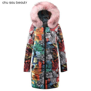 Winter Jacket Women Fashion Jackets Winter Clothing Casual Parkas Down Cotton Coat