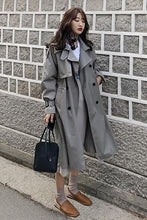 Load image into Gallery viewer, 2019 Korean Trench Coat Women Loose Oversize Long Coat Fall Female Windbreaker Double Breasted