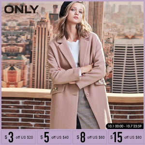 2019 Autumn Winter Women Wool Coat New Women's Embroidered Woolen Coat