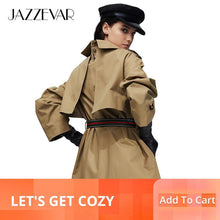 Load image into Gallery viewer, 2019 Khaki Trench Coat Women X-Long Cotton Loose Clothing With Belt Woman Clothes