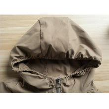 Load image into Gallery viewer, Long Thin Trench Coat 2019 Spring Autumn Hooded Casual Outerwear