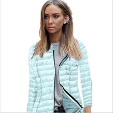 Load image into Gallery viewer, Womens LightweightTurtleneck Warm Puffer Jacket