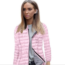 Load image into Gallery viewer, Womens LightweightTurtleneck Warm Puffer Jacket