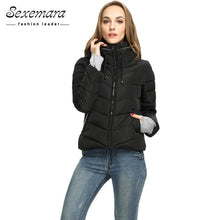 Load image into Gallery viewer, Girl Winter Zipper Jacket Women Parka Thicken Outerwear Anorak Women Down Parka Coats