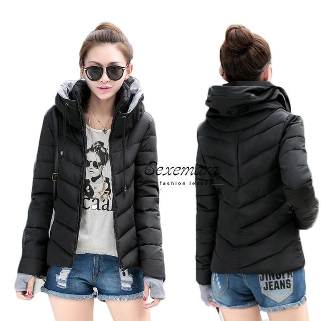 Girl Winter Zipper Jacket Women Parka Thicken Outerwear Anorak Women Down Parka Coats