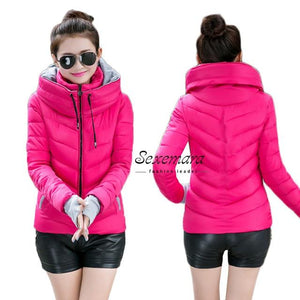 Girl Winter Zipper Jacket Women Parka Thicken Outerwear Anorak Women Down Parka Coats