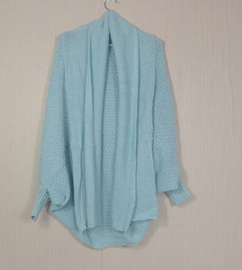 Winter Cardigans For Women Oversize Batwing Sleeve Khaki Jackets