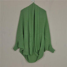 Load image into Gallery viewer, Winter Cardigans For Women Oversize Batwing Sleeve Khaki Jackets