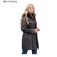 Load image into Gallery viewer, Women Trench Coats Autumn Winter Ladies Fashion Coat Detachable Hood