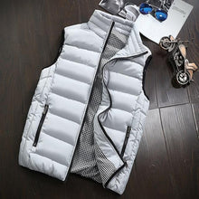 Load image into Gallery viewer, Casual Vest Men Autumn Winter Jackets Thick Vests Sleeveless Coats Warm Cotton-Padded Waistcoat
