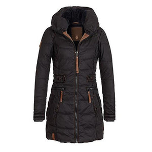 Women Hooded Coats Jacket Basic Top Women Parkas Thick Outerwear Solid Short Female Slim Cotton Winter Warm Coat
