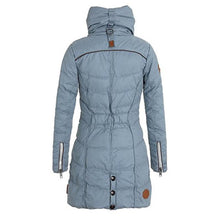 Load image into Gallery viewer, Women Hooded Coats Jacket Basic Top Women Parkas Thick Outerwear Solid Short Female Slim Cotton Winter Warm Coat