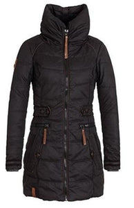 Women Hooded Coats Jacket Basic Top Women Parkas Thick Outerwear Solid Short Female Slim Cotton Winter Warm Coat