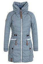 Load image into Gallery viewer, Women Hooded Coats Jacket Basic Top Women Parkas Thick Outerwear Solid Short Female Slim Cotton Winter Warm Coat