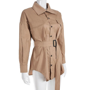 England Style Trench Coat Women Streetwear Sashes Korean Clothes Cotton Long Sleeve Autumn Winter Long Coat