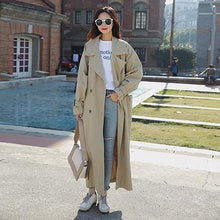 Load image into Gallery viewer, Women Holiday Comfortable Loose Trench Coat Professional Temperament Solid Girls Warm Outdoor Long Trench