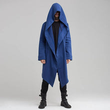 Load image into Gallery viewer, 2018 Newest Unisex Trench Coat Winter Warm Long Coat Fashin Gothic Windbreaker Cardigan Ninja Overcoat