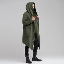 Load image into Gallery viewer, 2018 Newest Unisex Trench Coat Winter Warm Long Coat Fashin Gothic Windbreaker Cardigan Ninja Overcoat