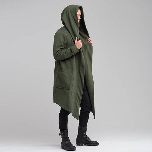 2018 Newest Unisex Trench Coat Winter Warm Long Coat Fashin Gothic Windbreaker Cardigan Ninja Overcoat